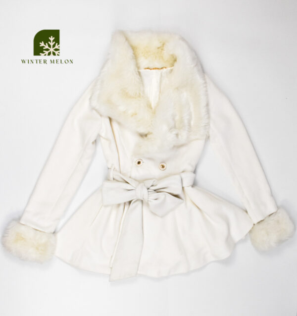เสื้อโค้ท LUCE ROSE สีขาว