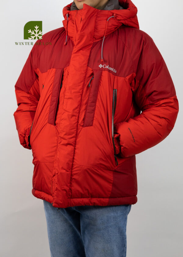เสื้อกันหนาว COLUMBIA สีแดง - Image 2