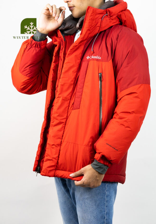 เสื้อกันหนาว COLUMBIA สีแดง - Image 3