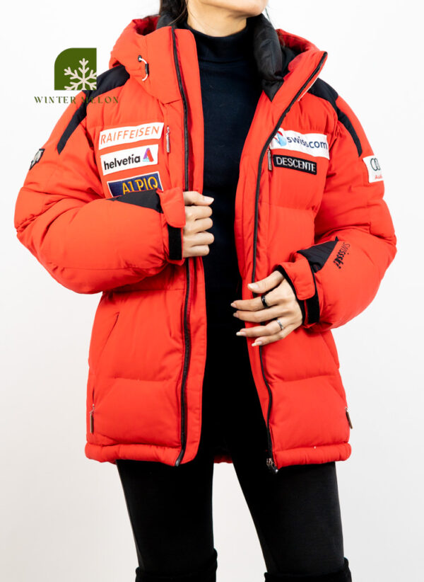 เสื้อขนเป็ด DESCENTE สีแดง - Image 3
