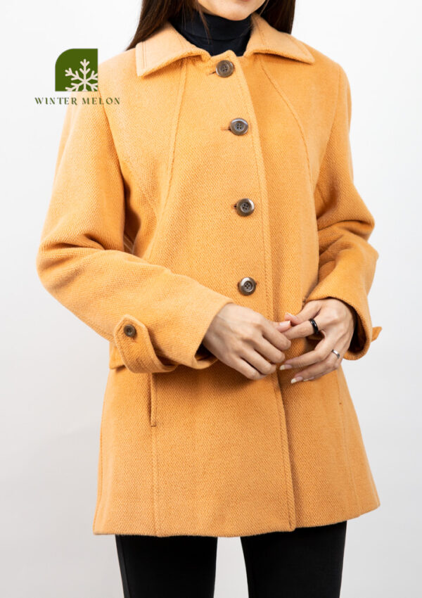 เสื้อโค้ท ROSASE CLUB สีน้ำตาล - Image 4