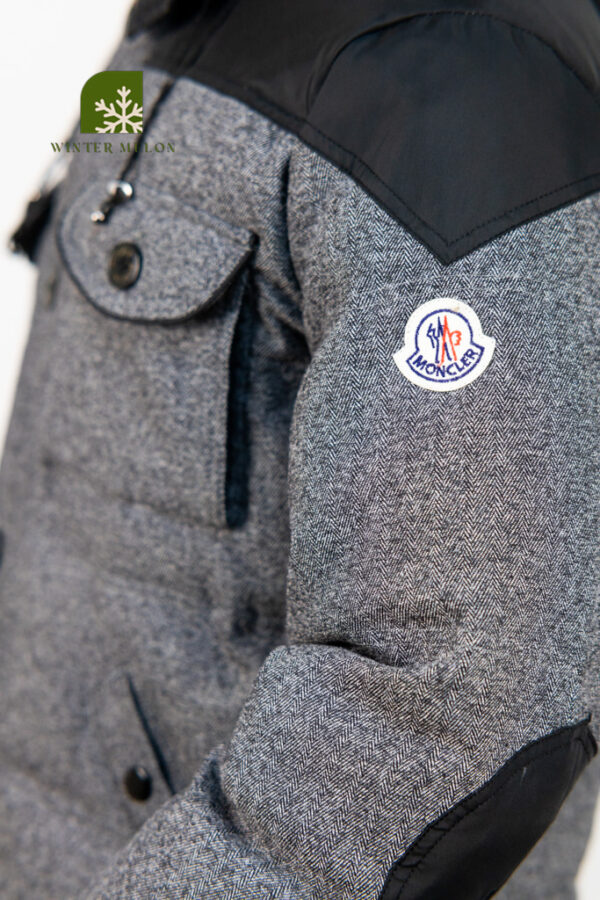 เสื้อกันหนาว MONCLER สีดำเทา - Image 4