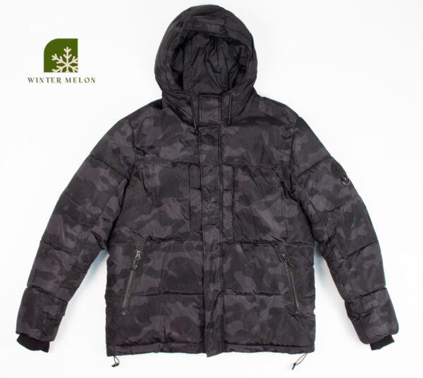 เสื้อกันหนาว SOUNTPOLE สีดำลายทหาร