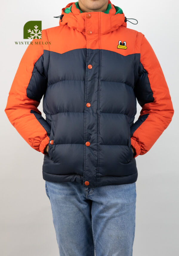 เสื้อกันหนาว PANCOAT สีส้มน้ำเงิน - Image 2