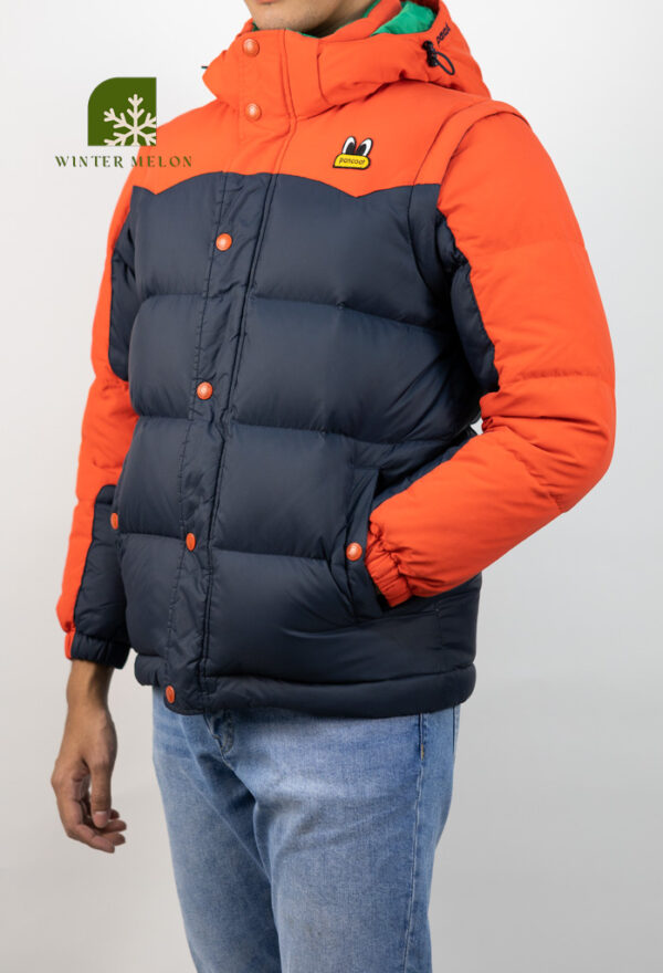 เสื้อกันหนาว PANCOAT สีส้มน้ำเงิน - Image 3