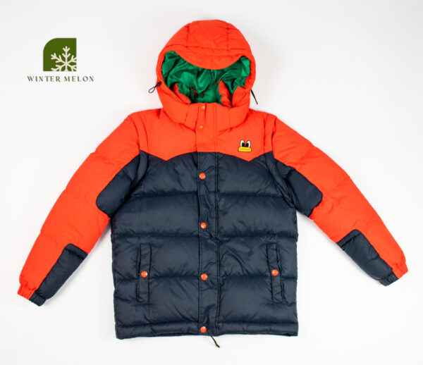 เสื้อกันหนาว PANCOAT สีส้มน้ำเงิน