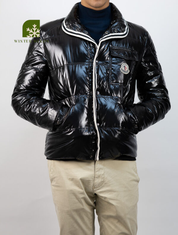 เสื้อกันหนาว MONCLER สีดำเงา - Image 2