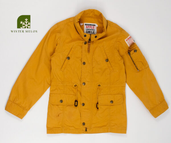 เสื้อกันหนาวเด็ก APPLE สีเหลือง
