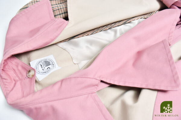 เสื้อเทรนซ์ THE TINT สีครีมชมพู - Image 2