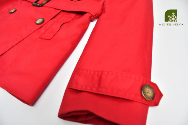 เสื้อเทรนซ์ AT THE ZOO สีแดง - Image 4