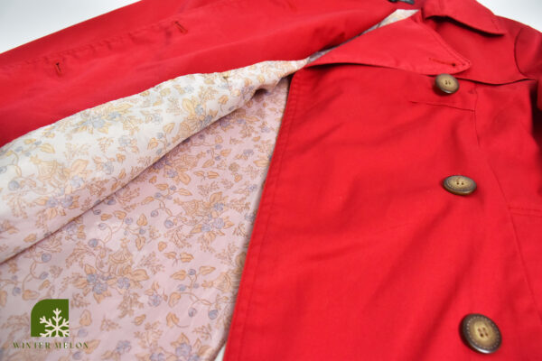 เสื้อเทรนซ์ AT THE ZOO สีแดง - Image 6