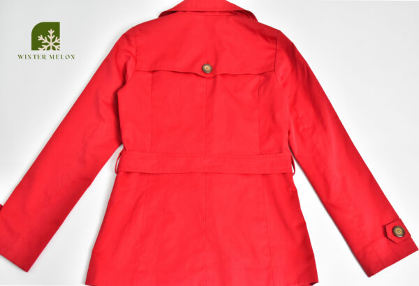 เสื้อเทรนซ์ AT THE ZOO สีแดง - Image 7