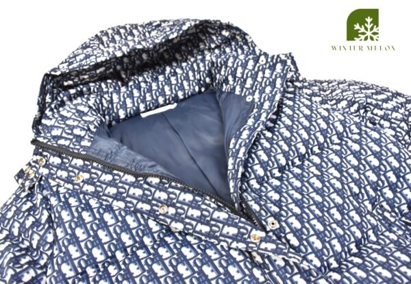 เสื้อกันหนาวพิมพ์ลาย DIOR สีกรม - Image 4