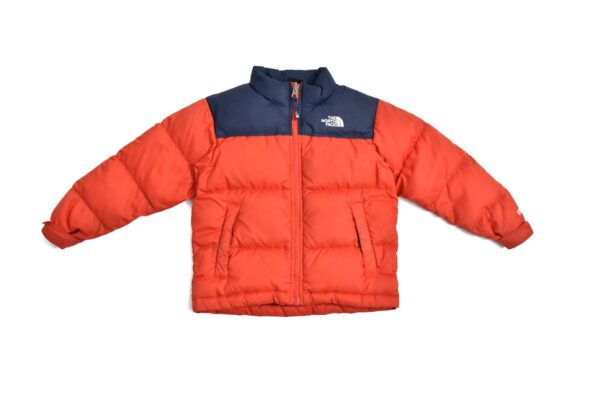 เสื้อกันหนาวเด็ก THE NORTHFACE สีส้มกรม