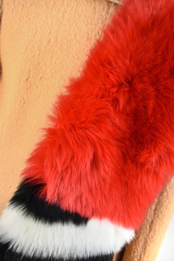 เฟอร์ตกแต่ง SO WOOL สีแดง FD032