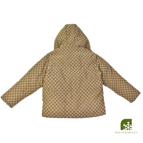 เสื้อกันหนาว TNF X GUCCI สีน้ำตาล - Image 4