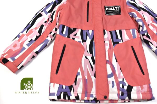 เสื้อสกี MOLLTI	สีชมพู - Image 3