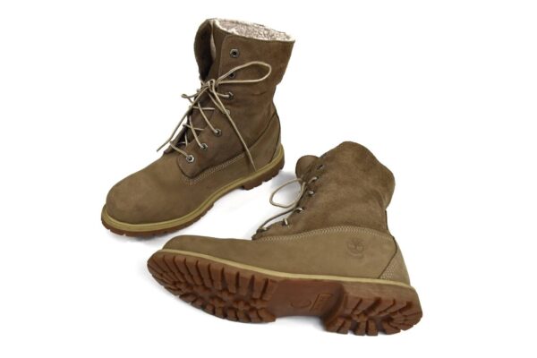 รองเท้าหิมะ TIMBERLAND สีโอวัลตินบุขนด้านใน - Image 4