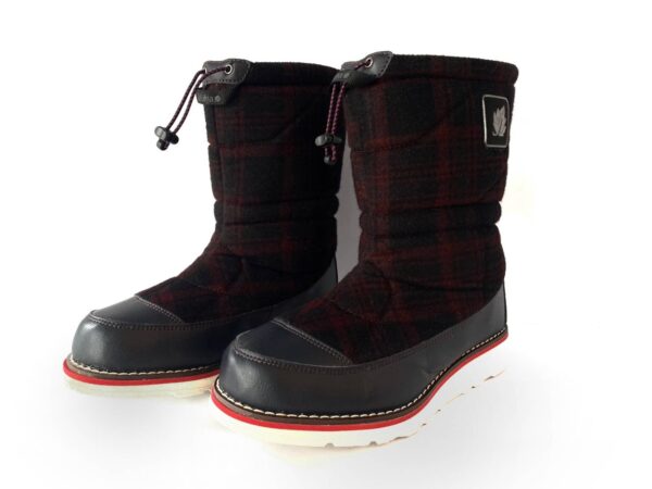 รองเท้าหิมะ VIBRAM ลายสก๊อตดำแดง