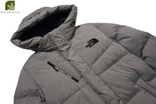 เสื้อกันหนาว THE NORTH FACE สีเทา ตัวยาว - Image 2