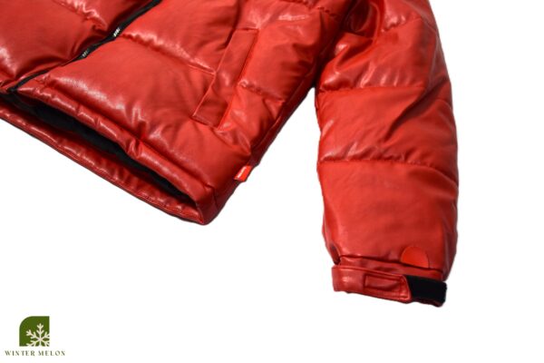 เสื้อกันหนาว THE NORTH FACE สีดำแดงหนัง - Image 4