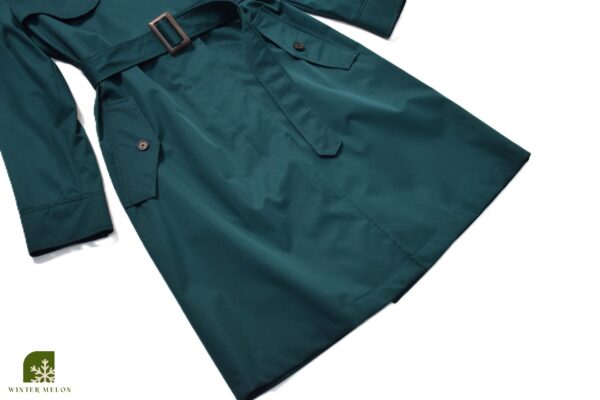 เสื้อเทรนซ์ JEAN MCHEL	สีเขียวหัวเป็ด - Image 3