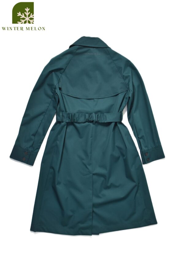 เสื้อเทรนซ์ JEAN MCHEL	สีเขียวหัวเป็ด - Image 4