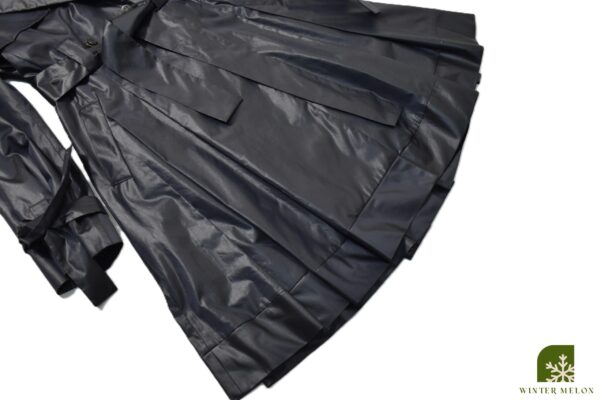 เสื้อเทรนซ์ MINE สีกรม ผ้าเงา - Image 5