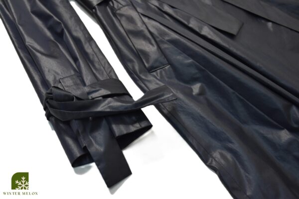 เสื้อเทรนซ์ MINE สีกรม ผ้าเงา - Image 4