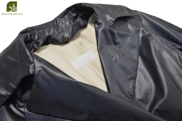 เสื้อเทรนซ์ MINE สีกรม ผ้าเงา - Image 3