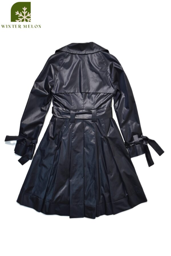 เสื้อเทรนซ์ MINE สีกรม ผ้าเงา - Image 6