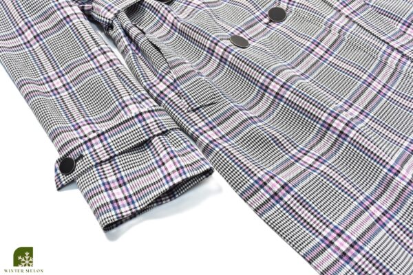 เสื้อเทรนซ์ EGOIST สีขาวลาย - Image 4