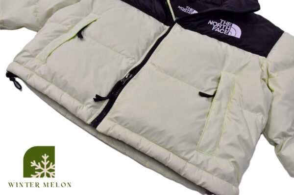 เสื้อกันหนาวทรงครอป THE NORTH FACE สีเขียวมะนาว - Image 3