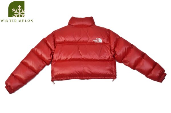 เสื้อกันหนาวทรงครอปTHE NORTH FACE สีแดง - Image 5