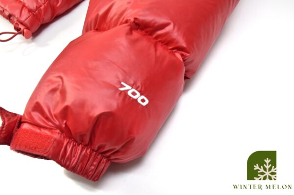 เสื้อกันหนาวทรงครอปTHE NORTH FACE สีแดง - Image 4