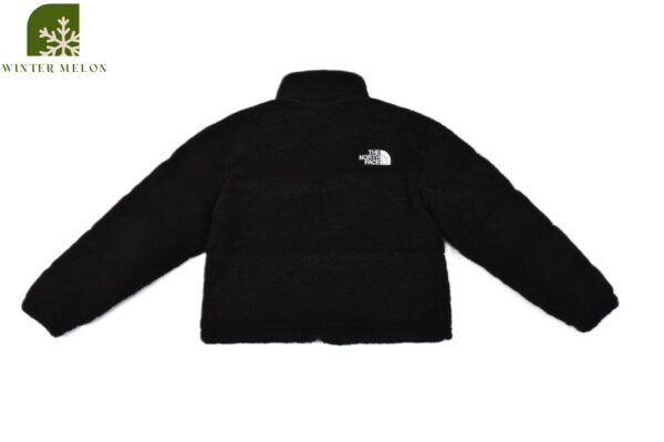 เสื้อกันหนาวแจ็คเก็ตผ้าฟลีซทรงครอปTHE NORTH FACE สีดำ - Image 4