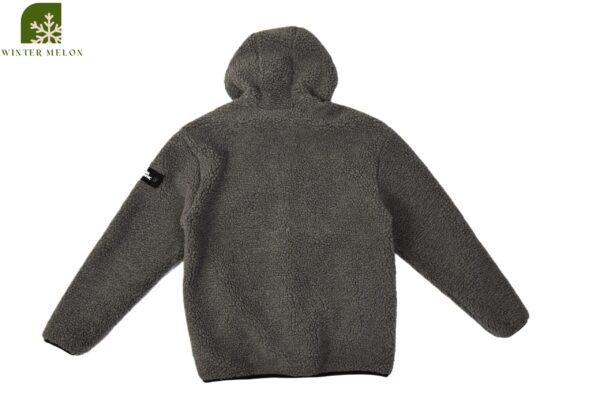 เสื้อกันหนาวแจ็คเก็ตผ้าฟลีซ NATIONAL GEOGRAPHIC สีเทา - Image 5