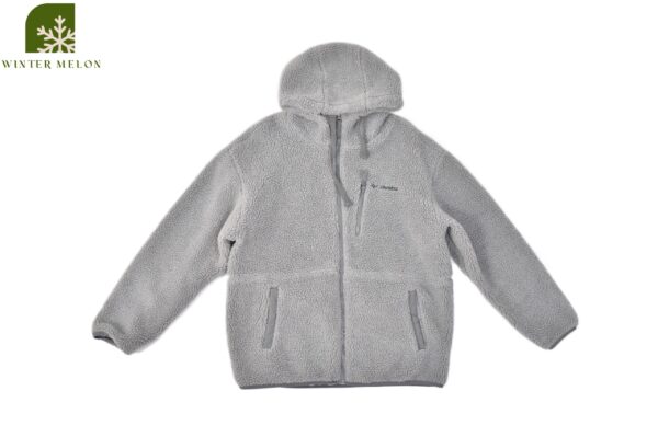 เสื้อกันหนาวแจ็คเก็ตผ้าฟลีซ COLUMBIA สีเทา