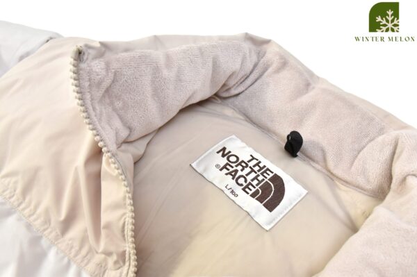 เสื้อกันหนาว THE NORTH FACE สีครีมปักโลโก้ - Image 2