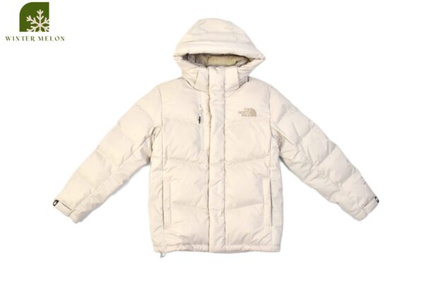 เสื้อกันหนาว THE NORTH FACE สีครีมมีฮู้ด