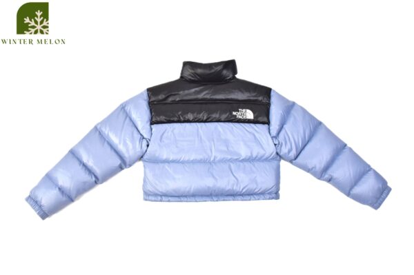 เสื้อกันหนาวทรงครอปTHE NORTH FACE สีฟ้าดำ - Image 6