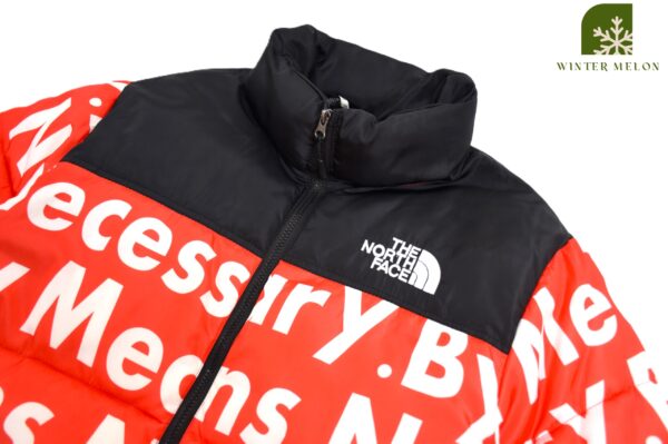 เสื้อกันหนาว THE NORTH FACE สีแดงลาย - Image 2