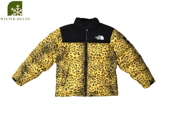 เสื้อกันหนาว THE NORTH FACE สีเหลืองทองลายเสือ