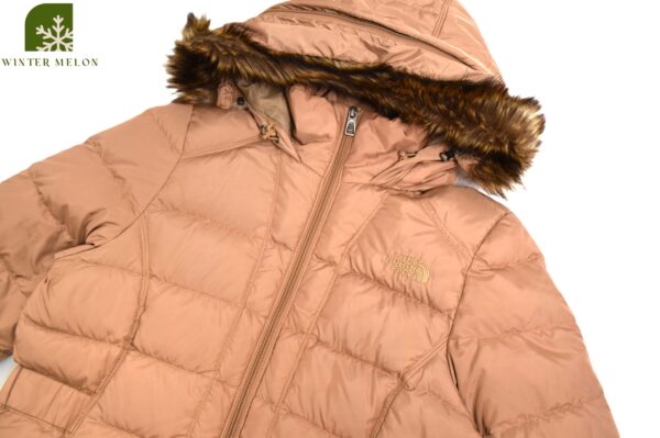 เสื้อกันหนาว THE NORTH FACE สีน้ำตาลมีเฟอร์ - Image 2