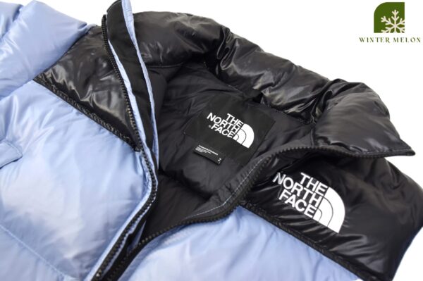 เสื้อกันหนาวทรงครอปTHE NORTH FACE สีฟ้าดำ - Image 3