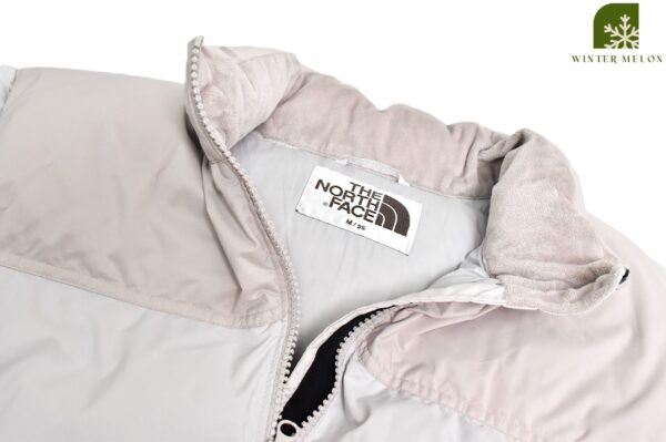 เสื้อกันหนาว THE NORTH FACE สีครีมปักโลโก้ ที่คอและแขน - Image 3
