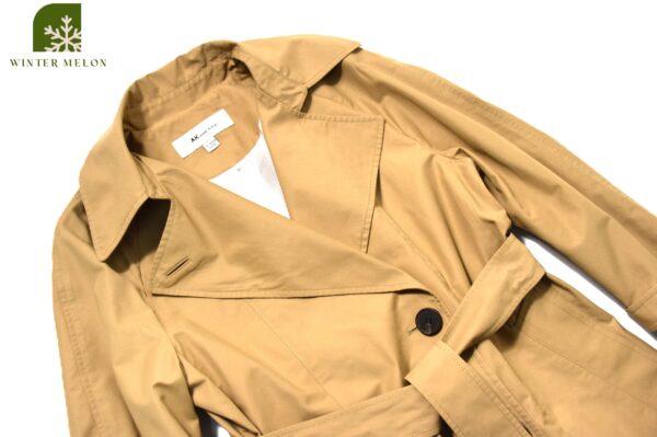 เสื้อเทรนซ์ AK. ANNEKLEIN สีน้ำตาลครีม - Image 2