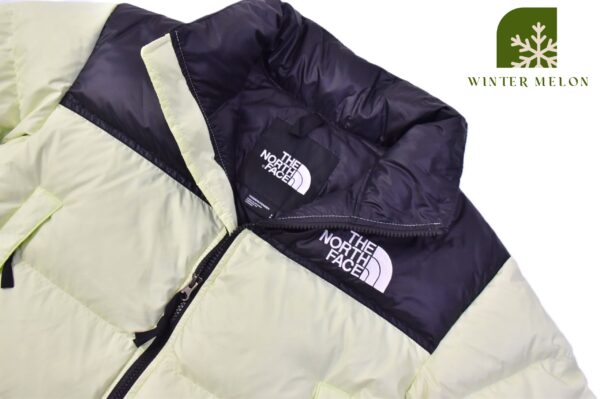 เสื้อกันหนาวทรงครอป THE NORTH FACE สีเขียวมะนาว - Image 2