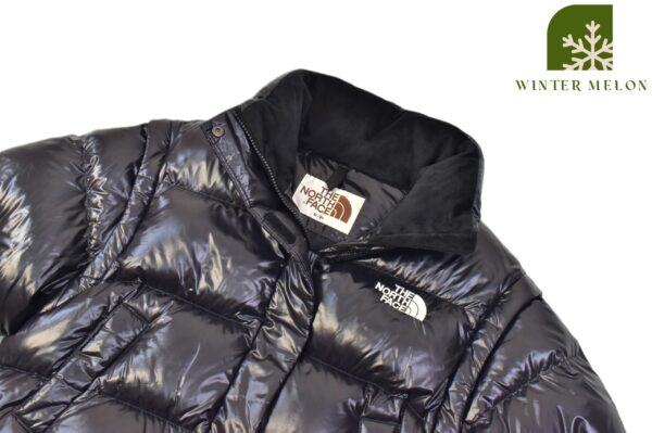 เสื้อกันหนาวทรงครอป THE NORTH FACE สีดำ รุ่นแขนถอดเป็นกั๊ก - Image 2