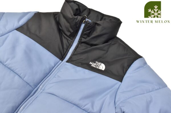 เสื้อกันหนาวทรงครอปTHE NORTH FACE สีดำ-ฟ้า - Image 3